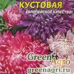 Семена пакетированные Астра Американская кустовая смесь Плазма Ц