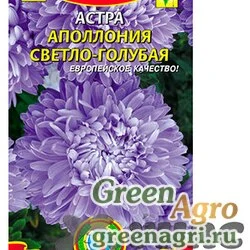 Семена пакетированные Астра Апполония Светло-голубая Плазма Ц