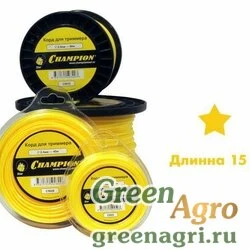 Корд трим. CHAMPION Star 1.6 мм* 15 м (звезда) C5023