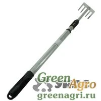 Грабли малые 5-и зубые JD-6057С с телескопической ручкой 50-80см  (30)