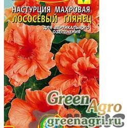Семена пакетированные Настурция Лососевый  глянец Плазма Цх10