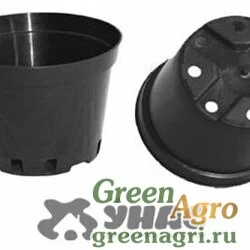 Горшок для рассады 12*9 круглый 0,68л ЧЕРН(50/700