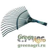 Грабли веерн.пластинчатые (22зуб) порош. б/чер. 10803 (20)