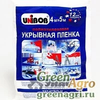 Пленка укрывная UNIBOB 4х5м 12мкм белая Супер прочная 33812 х50/30