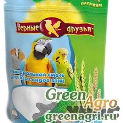 Верные друзья Минеральная смесь для всех видов птиц 600г x10