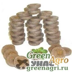 Торфоперегнойные таблетки Джифи-7 (24мм) ЦЕНА за КОРОБКУ 2000шт