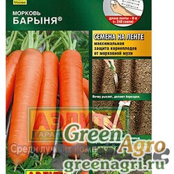 Семена пакетированные Морковь Барыня (лента) Аэлита Ц