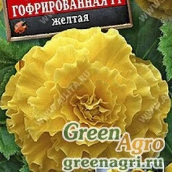 Семена пакетированные КОМ Бегония Америгибрид желтая Аэлита Ц