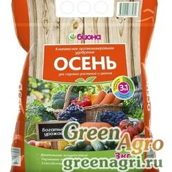 Удобрение ОМУ-Биона Осень 3кг Био-Мастер х5
