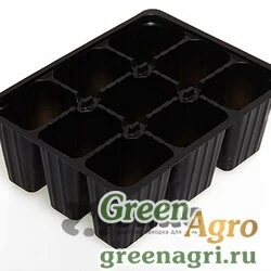 Кассета д/рассады мини 9 ячеек (18*13,5*6см) (400)