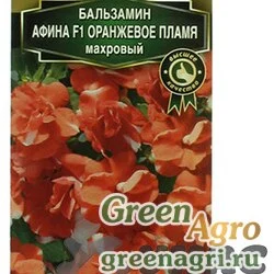 Семена пакетированные Бальзамин Афина оранж пламя махр  Аэлита Ц заказ