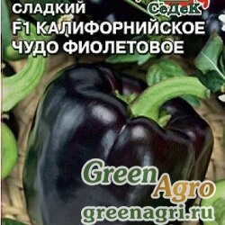 Семена пакетированные Перец Калифорнийское чудо фиолетовое Седек Ц