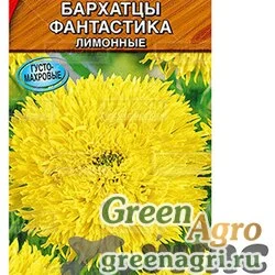 Семена пакетированные Бархатцы Фантастика лимонные Аэлита Ц